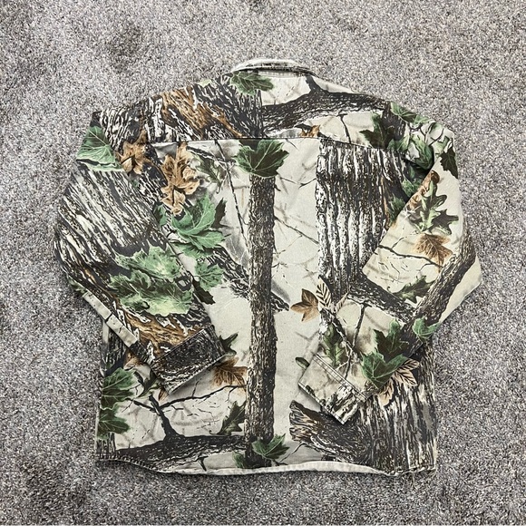 Vintage walls camo shirt mens XL Extra large long sleeve button up realtree - Picture 4 of 9